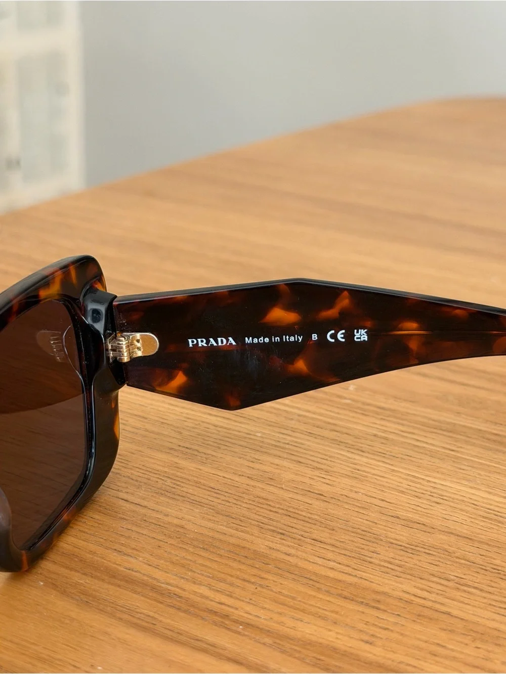 Prada Havana Honey tortoise sunglasses